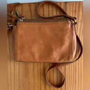 Margot Caramel Leather Shoulder Bag